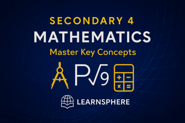 Secondary 4 Elementary Mathematics