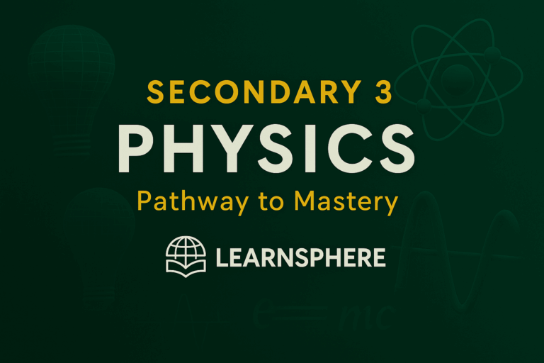 Secondary 3 Physics